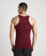 Sporto Men's  Cotton  Gym Vest with Side Contrast  Panel Multicolour Pack of 3