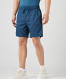Sporto Men's Techno Printed Dry Fit Bermuda Short - Airforce