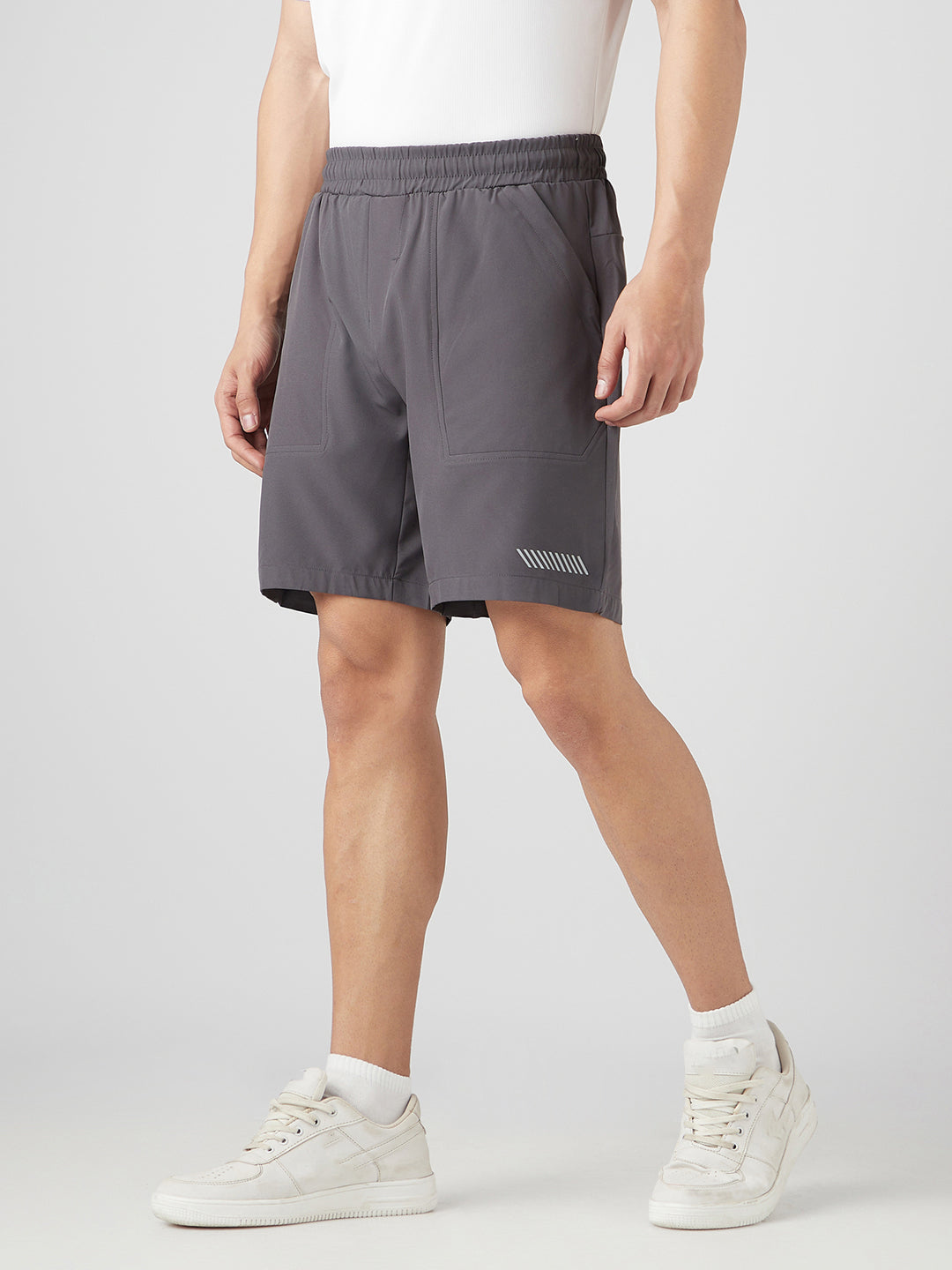 Sporto Men's Ultra Light Shorts Dry fit Bermuda Shorts - Charcoal