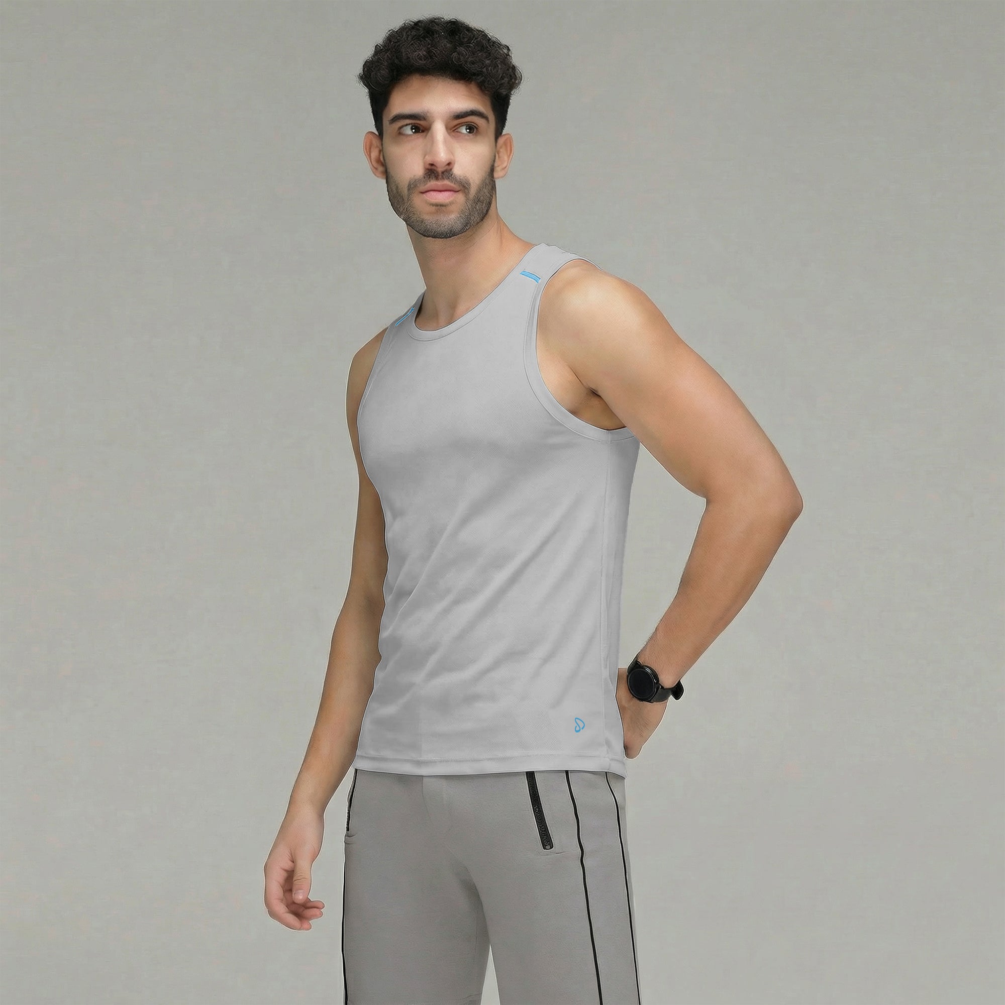 InstaCool Solid Muscle Vest Anti odour and Moisture Wicking