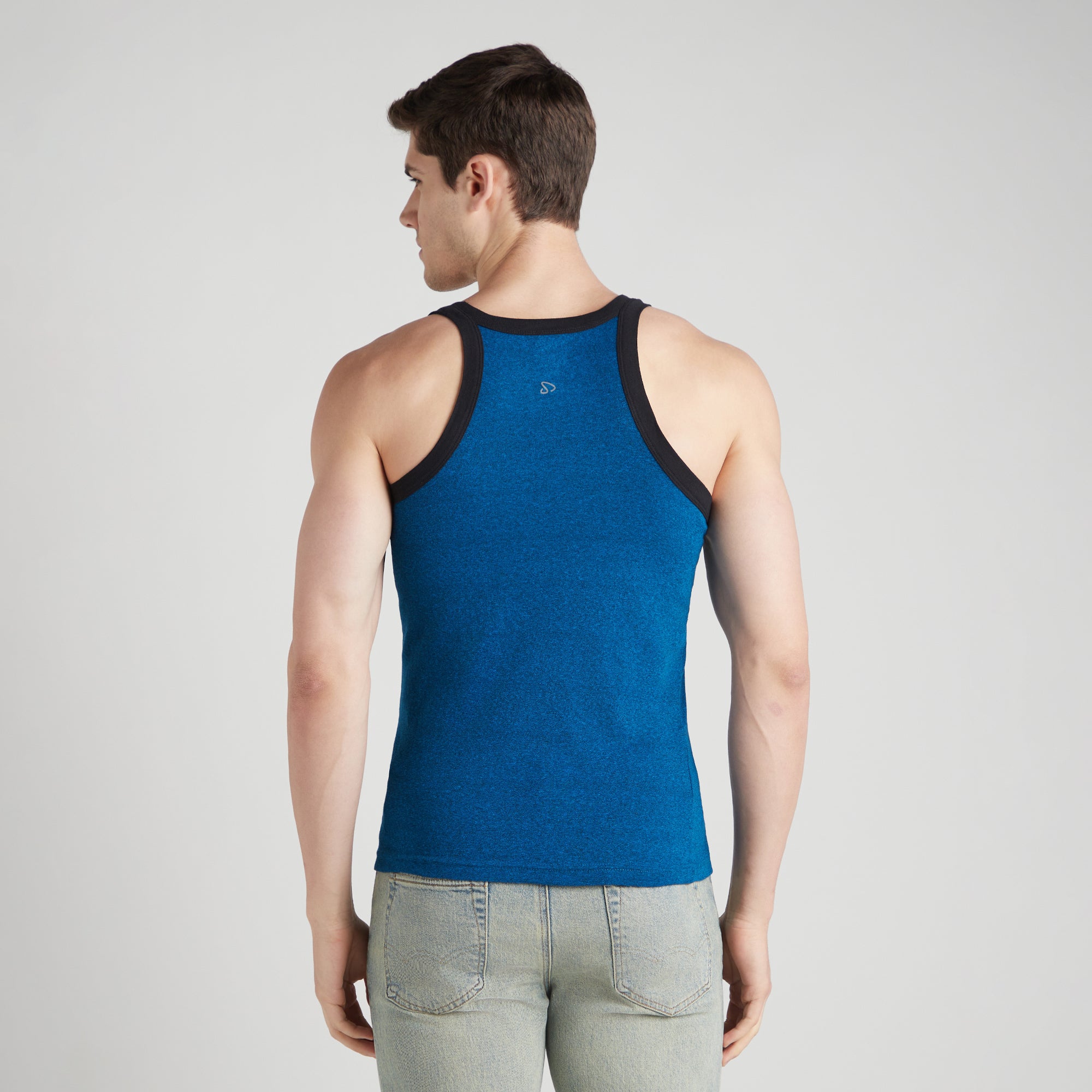 Men's Solid Gym Vest - Pack of 2