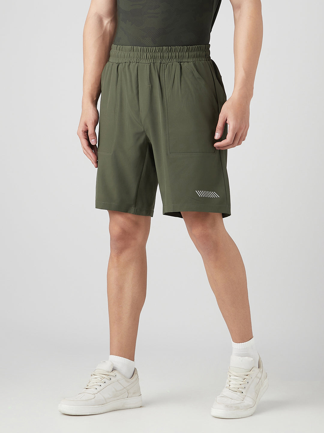 Sporto Men's Ultra Light Shorts Dry fit Bermuda Shorts - Olive