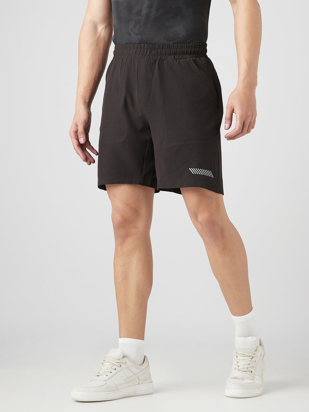 Sporto Men's Ultra Light Shorts Dry fit Bermuda Shorts - Black