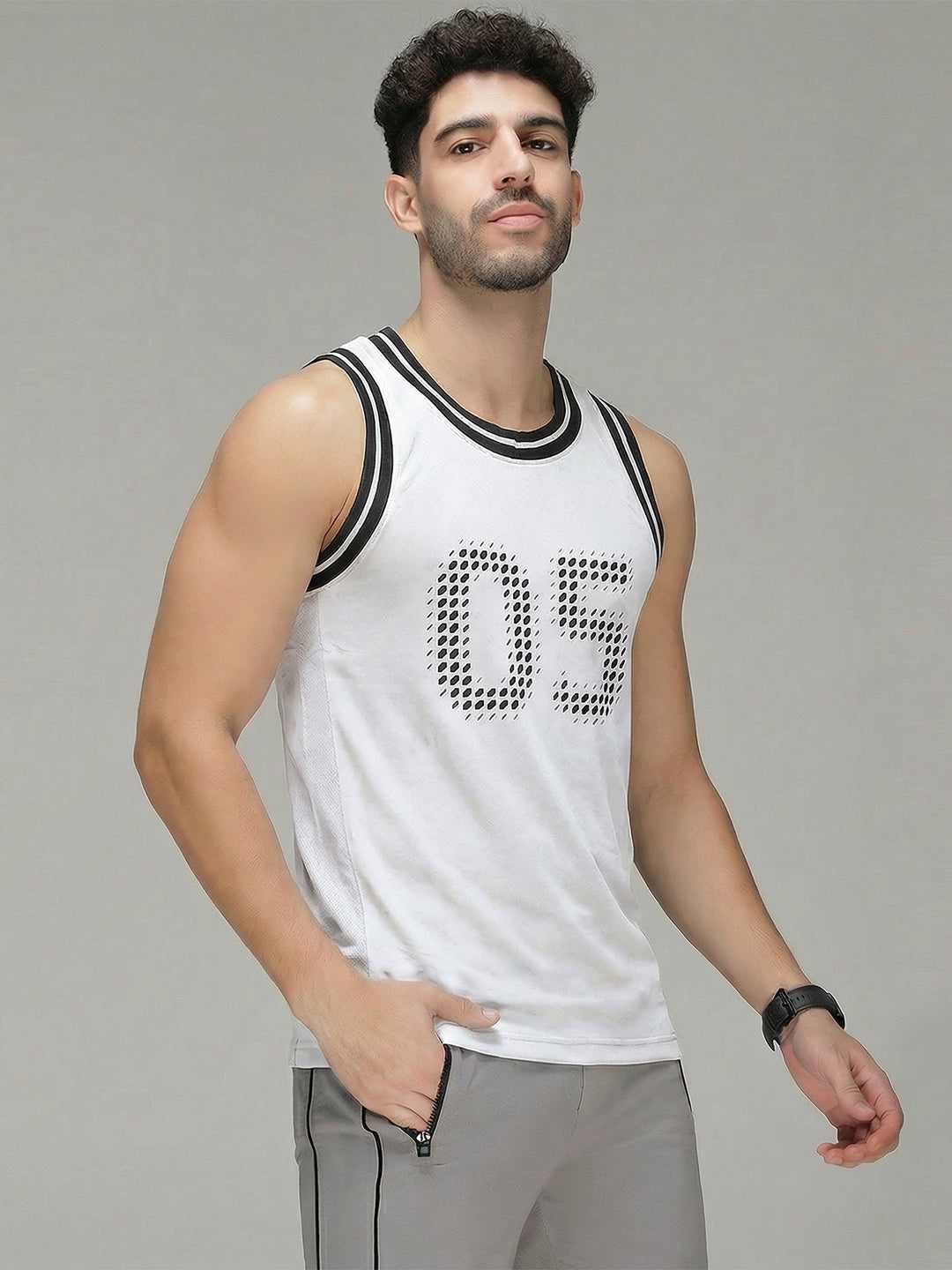 InstaCool Combo Basketball Muscle Vest Anti odour and Moisture Wicking 2pcs