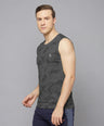 InstaCool Camo Printed side mesh Muscle Vest Anti odour and Moisture Wicking