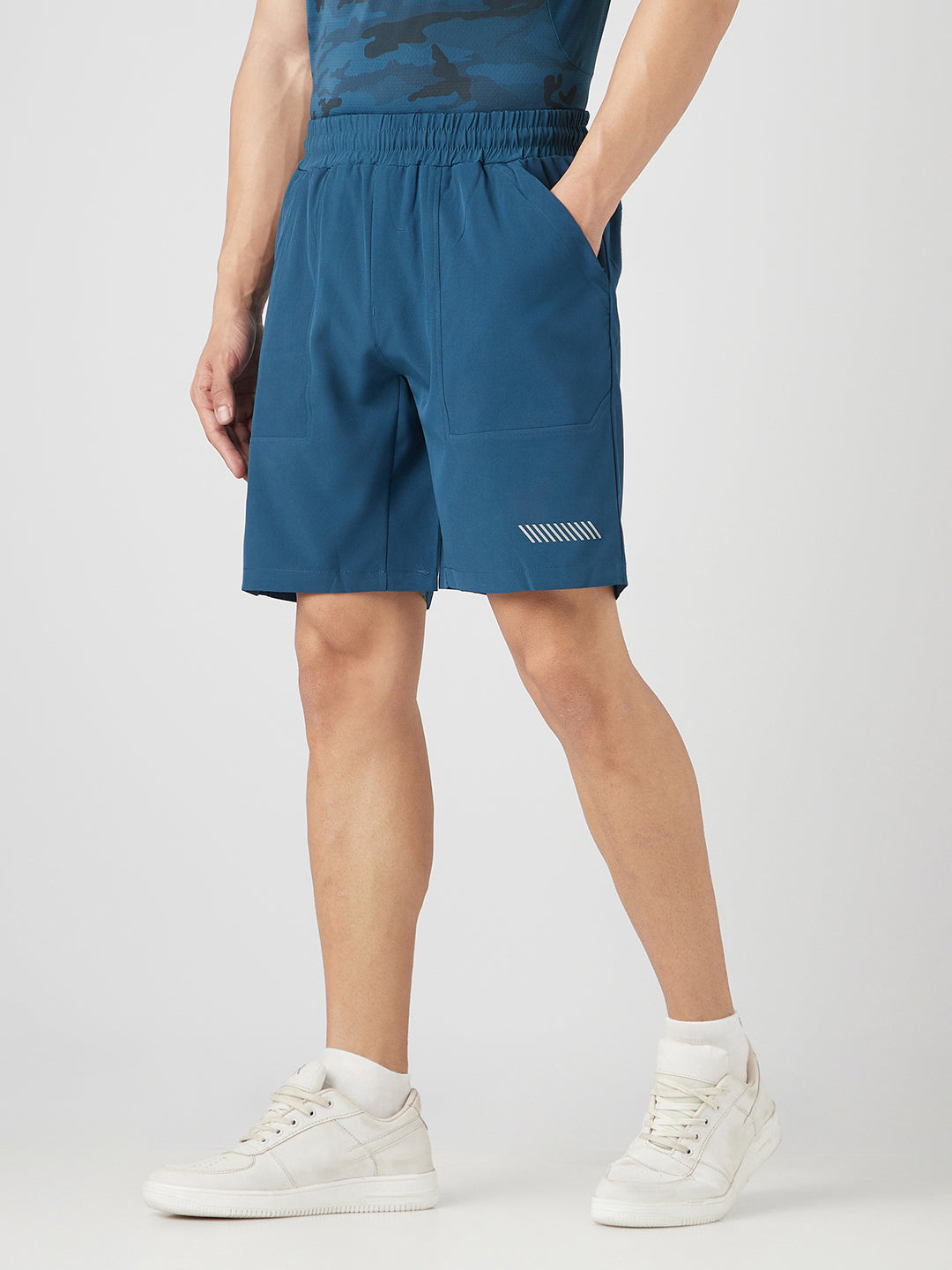 Sporto Men's Ultra Light Shorts Dry fit Bermuda Shorts - Airforce