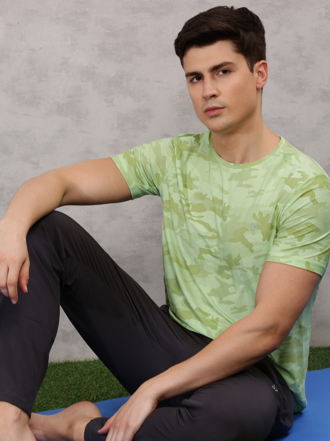 Instacool Printed Jersey Tee with Side Mesh - Combo