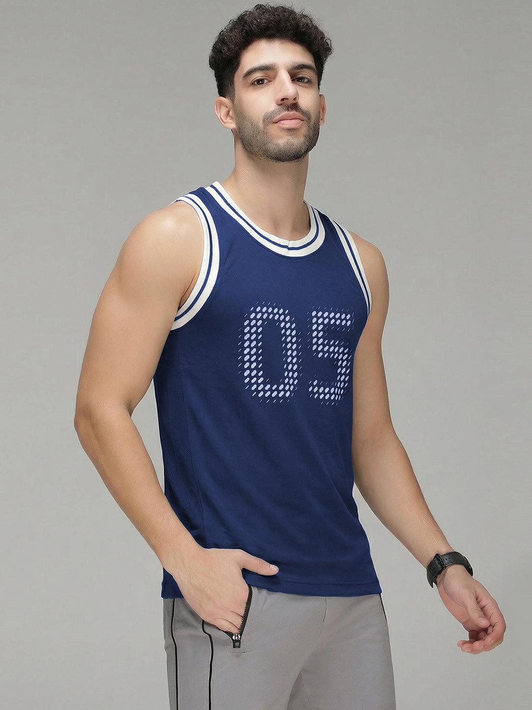 InstaCool Combo Basketball  Muscle Vest Anti odour and Moisture Wicking 2pcs