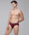 Sporto Men's Cotton Brief - Maroon