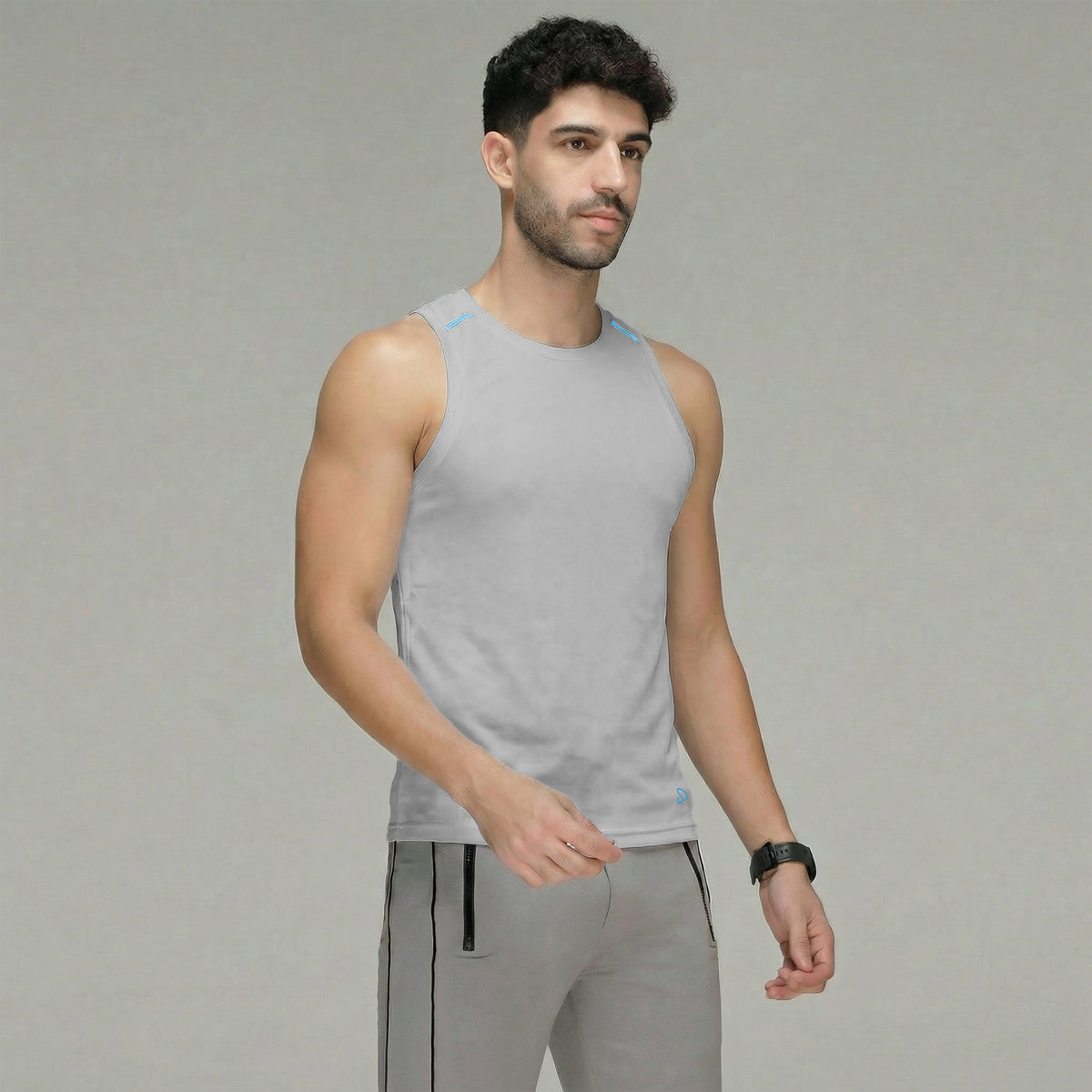 InstaCool Solid Muscle Vest Anti odour and Moisture Wicking