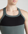 Sporto Men's  Cotton  Gym Vest with  Contrast  Panel Multicolour Pack of 3