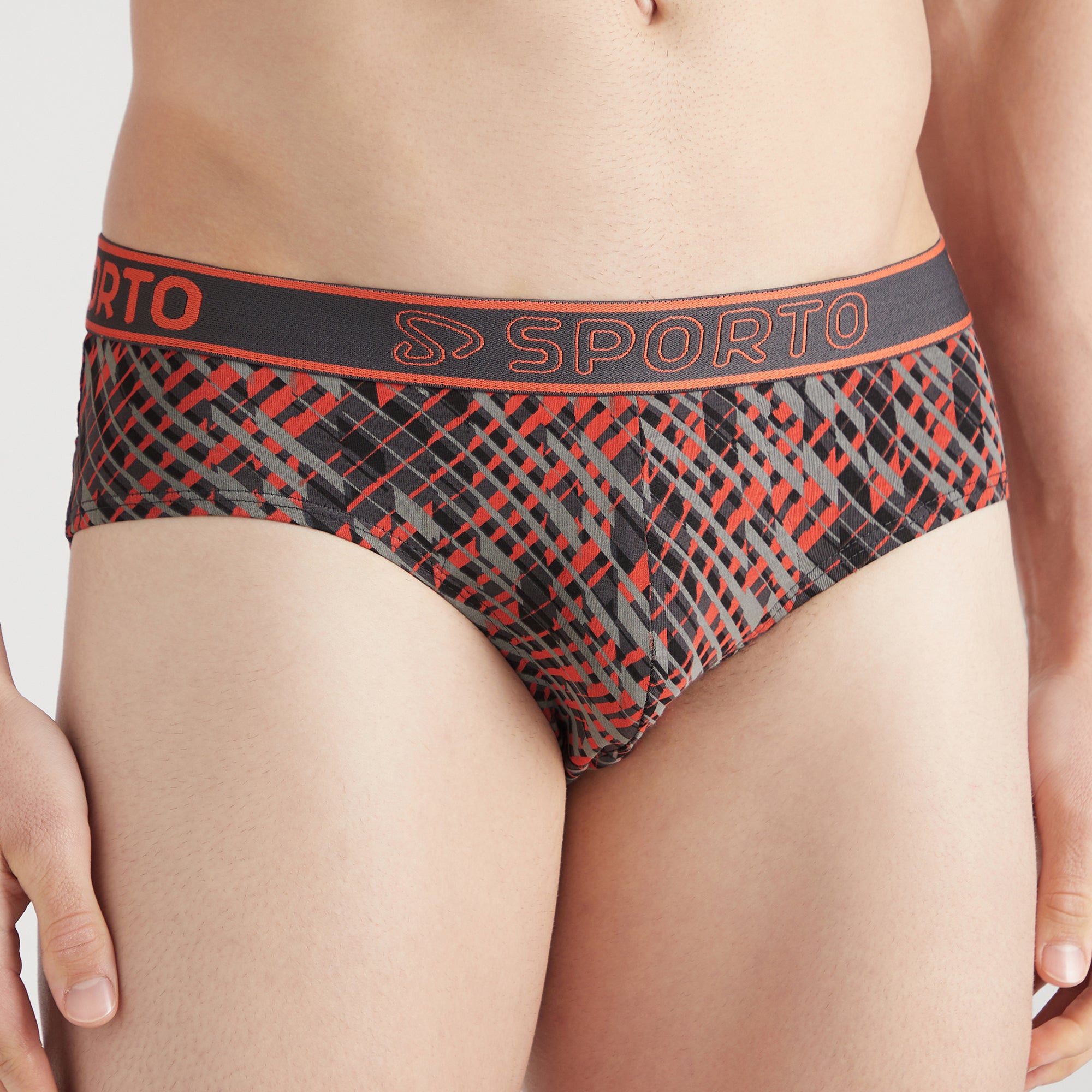 Sporto Shapelock Brief Multicolour Pack of 3