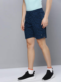 Sporto Men's Techno Printed Dry Fit Bermuda Short - Airforce