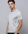 Sporto Men's Instacool Printed Jersey Tee - Light Grey