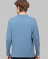 Sporto Men's Hexaknit Fullsleeve  Winterblue T-shirts