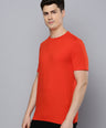 Sporto Men's Fluid Cotton Round Neck T-shirt - Flame