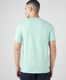 Fluyid Cotton Round Neck T-shirt - Ocean Aqua
