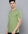 Sporto Men's Fluid Cotton Round Neck T-shirt - Parish Green