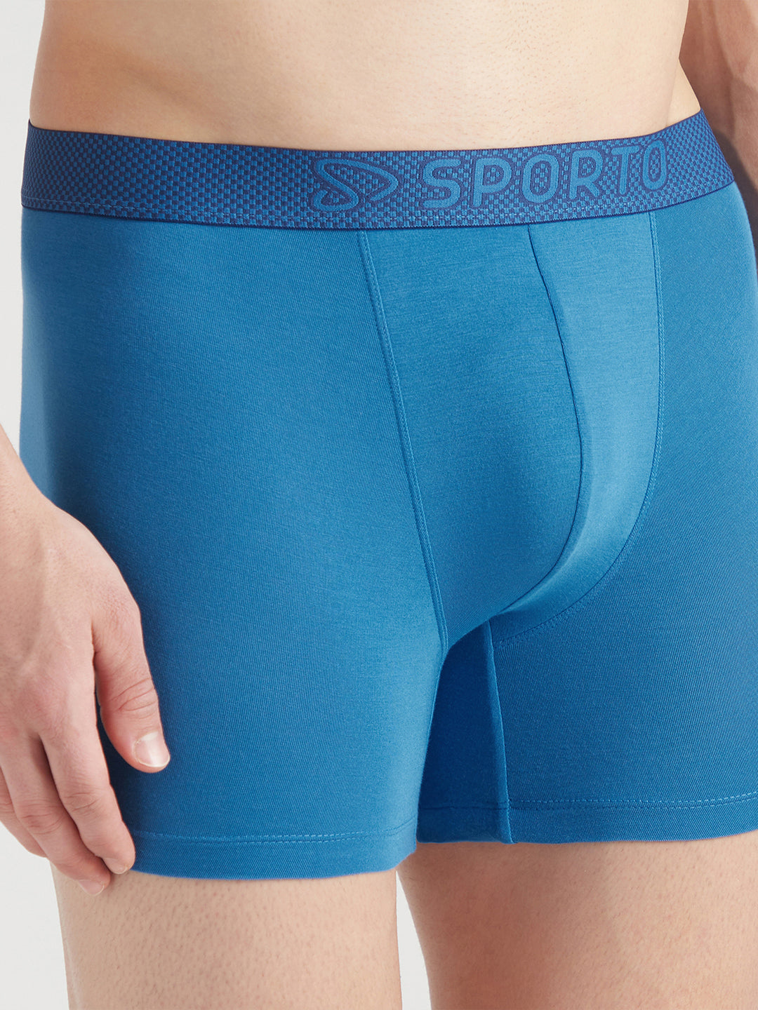 Sporto Shape Lock Ultra Soft Modal Trunks Multicolour (Pack of 2)