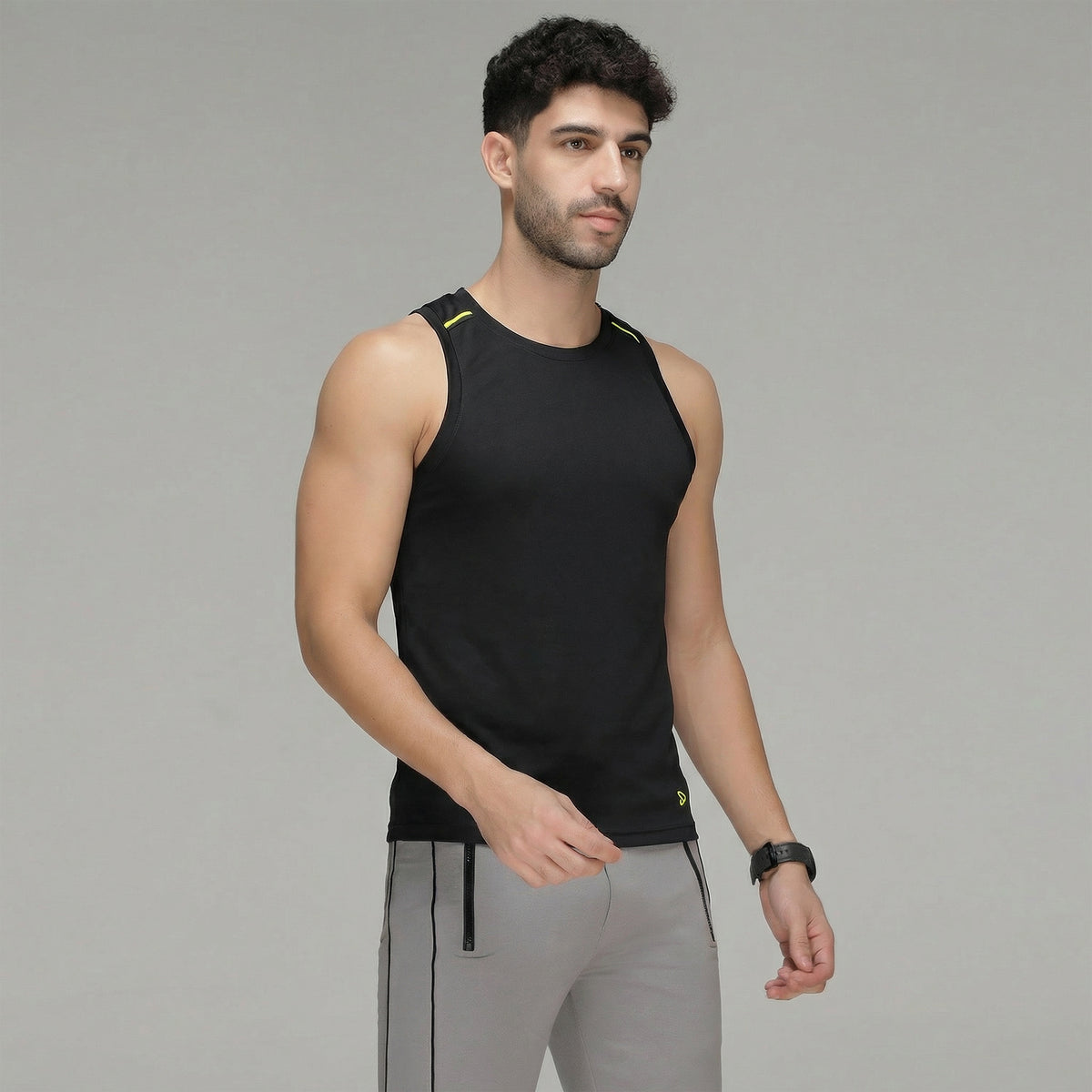 InstaCool Solid Muscle Vest Anti odour and Moisture Wicking
