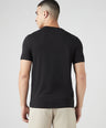 Sporto Men's Fluyid Cotton Round Neck T-shirt - Black