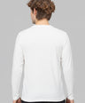 Sporto Men's Hexaknit Fullsleeve White T-shirts