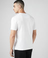 Sporto Men's Fluyid Cotton Round Neck T-shirt - White