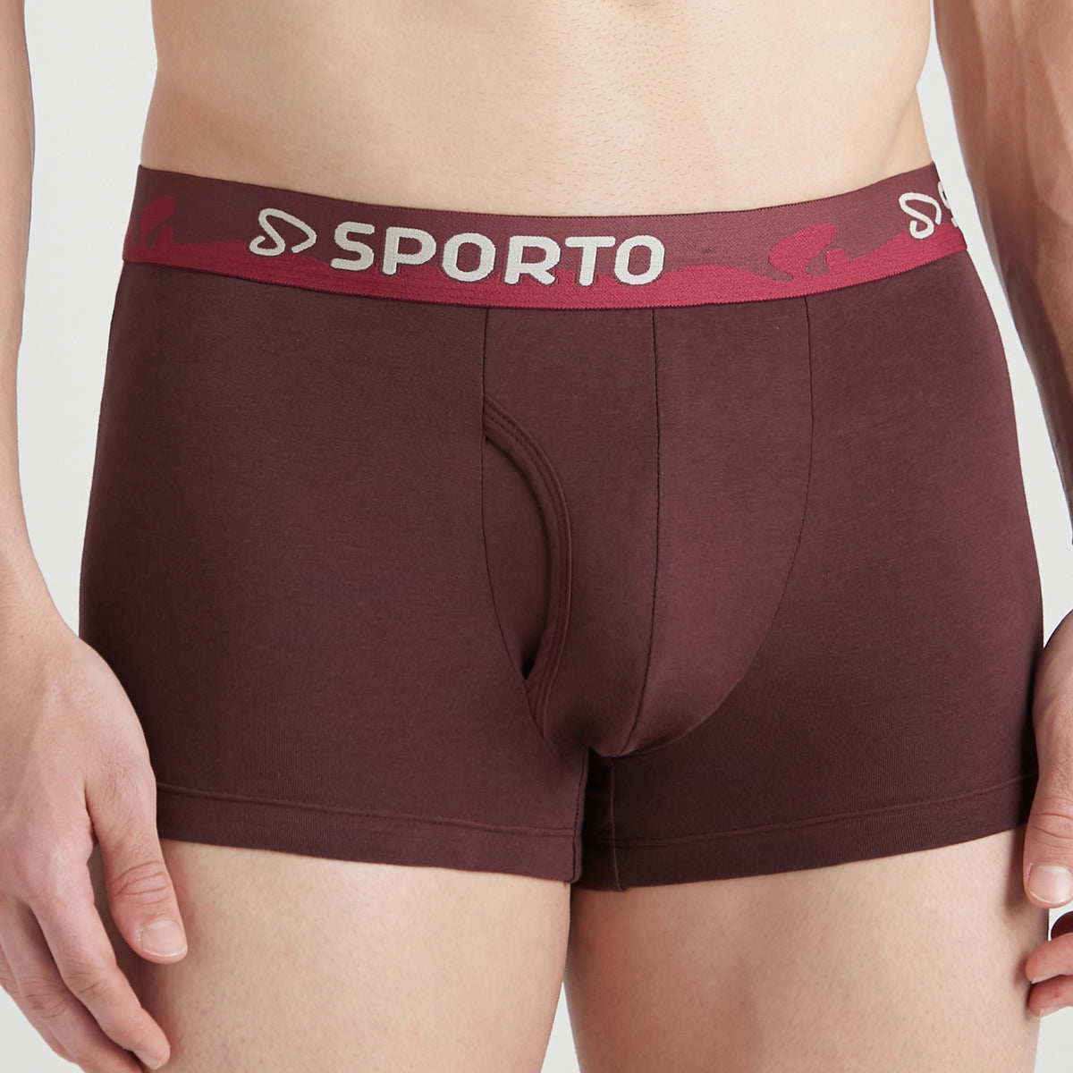 Sporto Shapelock Men's Square Trunks (Pack Of 2)