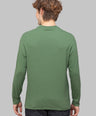 Sporto Men's Hexaknit Fullsleeve Stone Green T-shirts