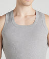 Men's Derby Vest for Men's Innerwear Grey Melange - Pack of 3