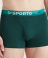 Sporto Shapelock Men's Square Trunks (Pack Of 2)