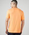 Sporto Men's Fluyid Cotton Round Neck T-shirt - Musk Melon