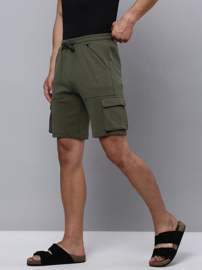 Sporto Men's Wow Bermuda with 5 Pockets - Olive