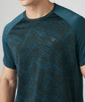 Sporto Men's Instacool Printed Jersey Tee - Air force