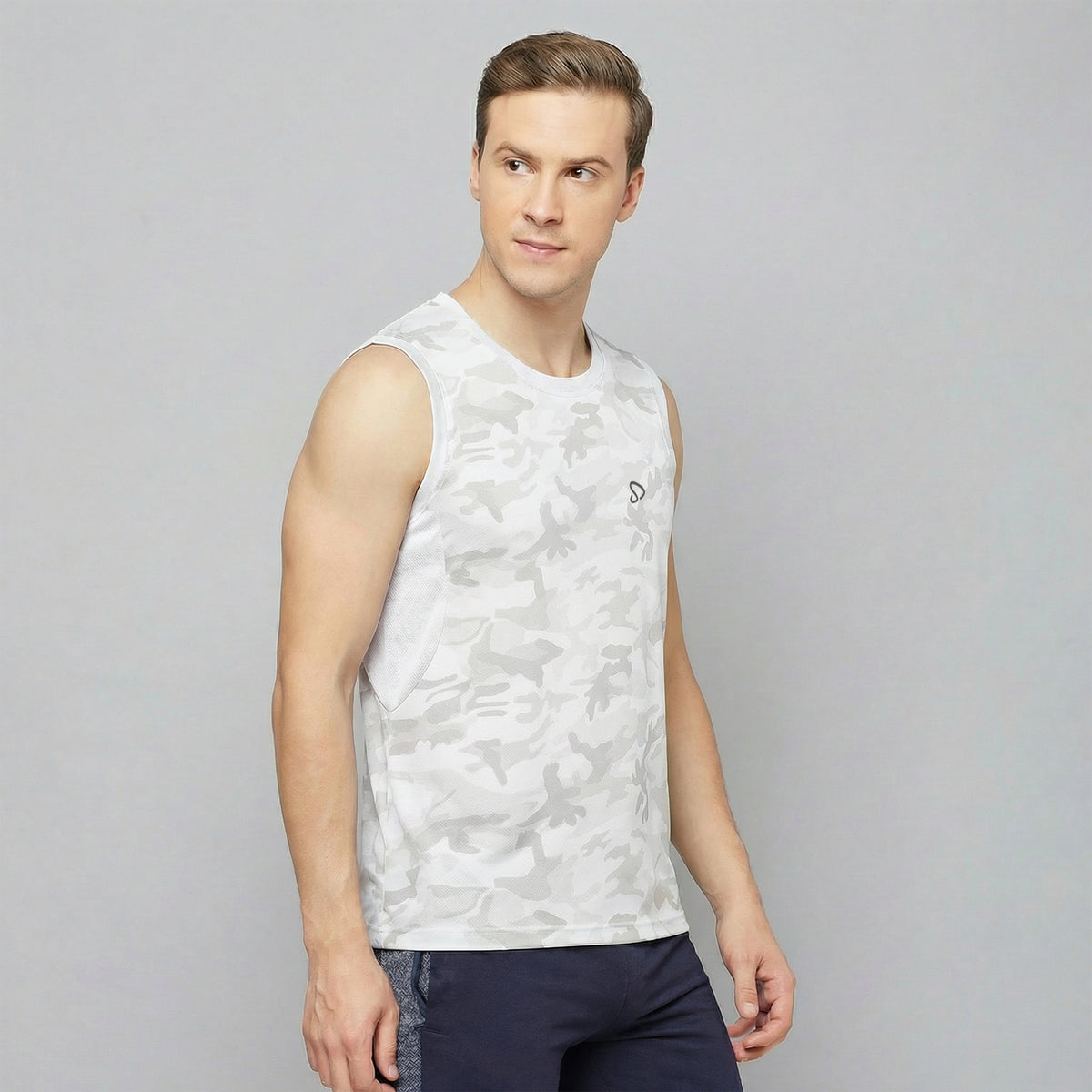 InstaCool side mesh Muscle Vest Anti odour and Moisture Wicking