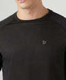 Instacool Printed Jersey Tee - Black