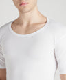 Sporto Men's Solid Cotton Under Shirt