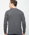 Sporto Crew Neck Printed Sweatshirt - Anthra Melange