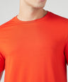 Sporto Men's Fluyid Cotton Round Neck T-shirt - Flame
