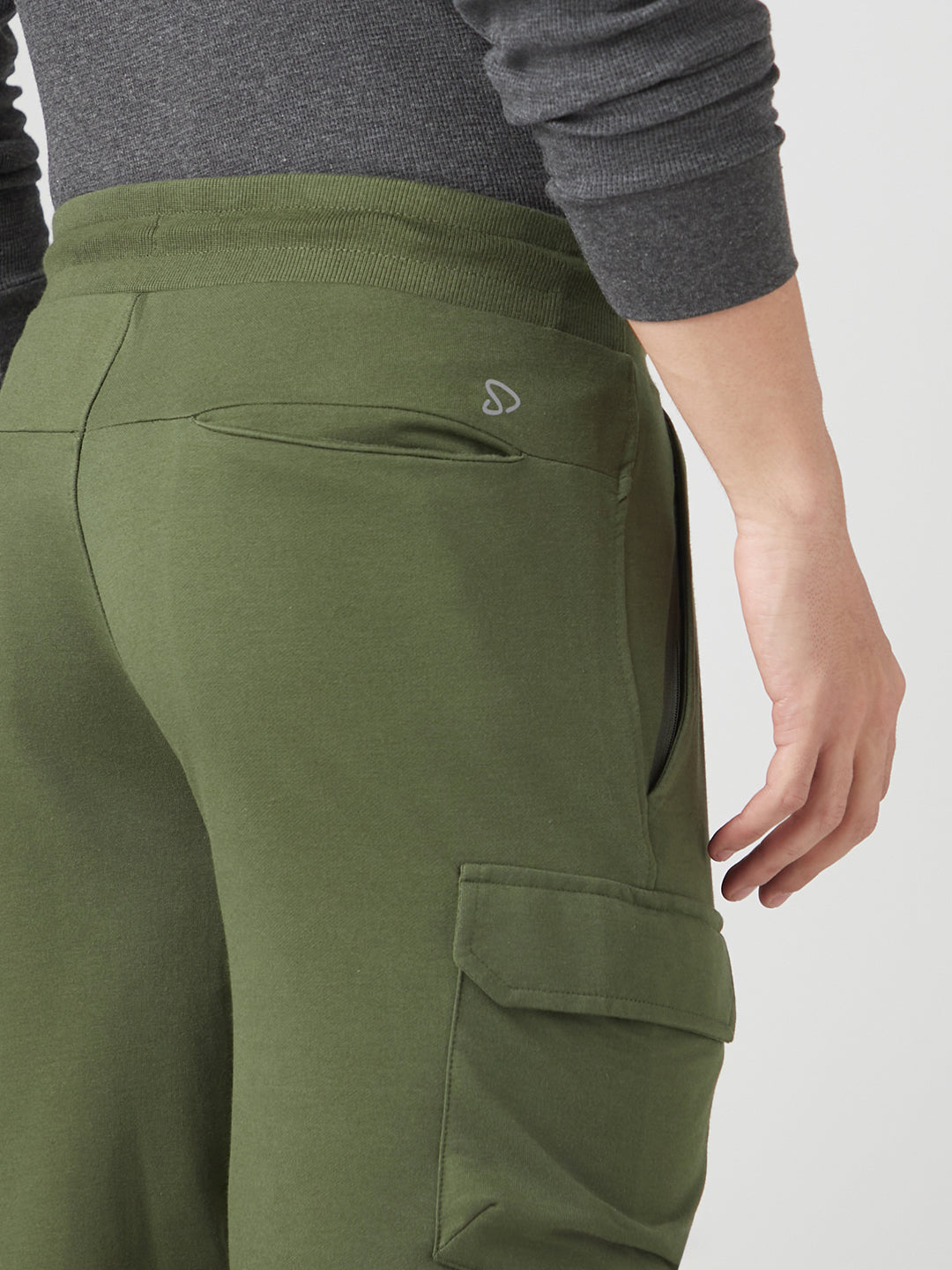 Sporto Men's Cotton Bermuda Shorts with 6 Pocket - Green