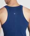 Sporto Men's  Cotton  Gym Vest with Side Contrast  Panel Multicolour Pack of 3