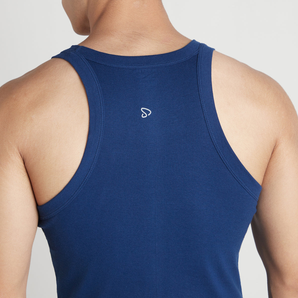 Sporto Men's  Cotton  Gym Vest with Side Contrast  Panel Multicolour Pack of 3