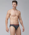 Sporto Men's Cotton Brief - Charcoal