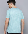 Sporto Men's Insta cool Printed Jersey Round Neck Tee - Mint Green