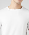 Sporto Men's Fluyid Cotton Round Neck T-shirt - White