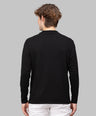 Sporto Men's Hexaknit Fullsleeve Black T-shirts