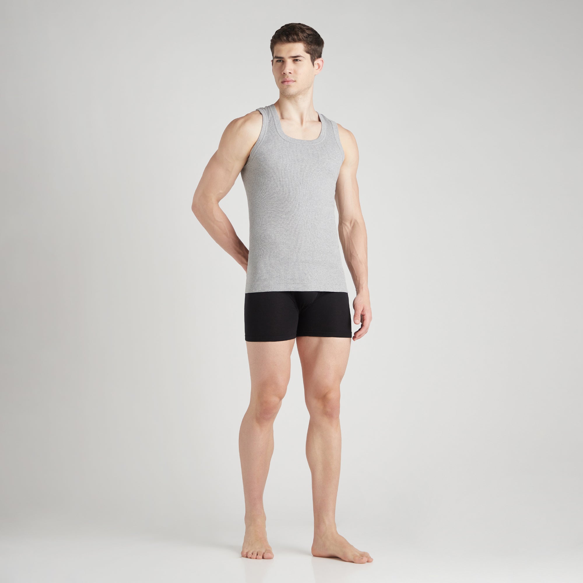 Men's Solid colour Vest (Pack of 3)