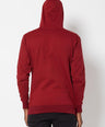 Sporto Men's Hoodie Sweatshirt - Red Jaspe