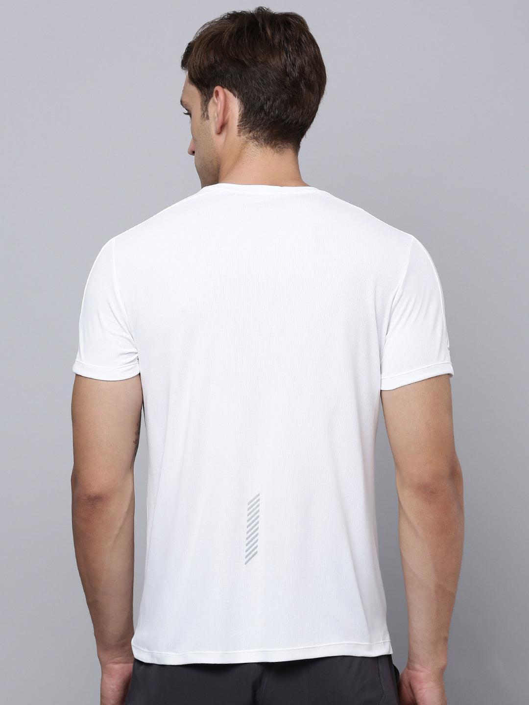 Sporto Men's Insta cool Solid Jersey tee - White