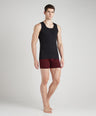 Men's Solid Gym Vests - Pack of 2